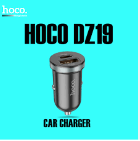 Hoco DZ19 PD30+QC3.0 Dual Port Car Charger