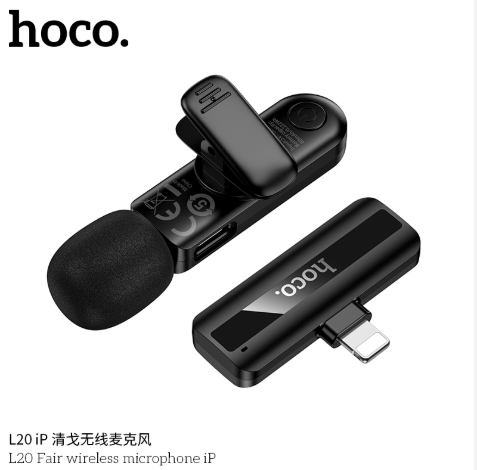 Hoco L20 Fair Lavalier Wireless Microphone