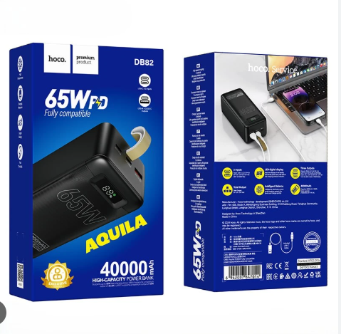 Hoco DB82 PD 65W 40000mAh Power Bank