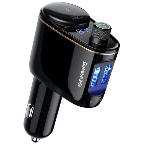 Baseus S06 Bluetooth MP3 Vehicle Dual USB Car Charger