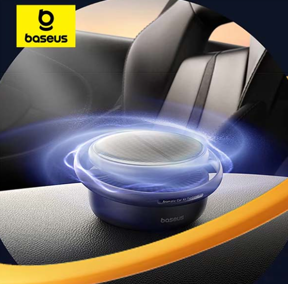 Baseus Car Air Freshener Solar Power Automatic Rotating Diffusion Perfume