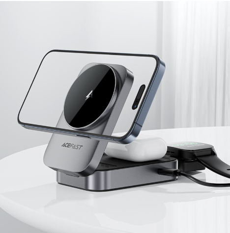 Acefast E22 3-in-1 22.5W Desktop Wireless Charging Station