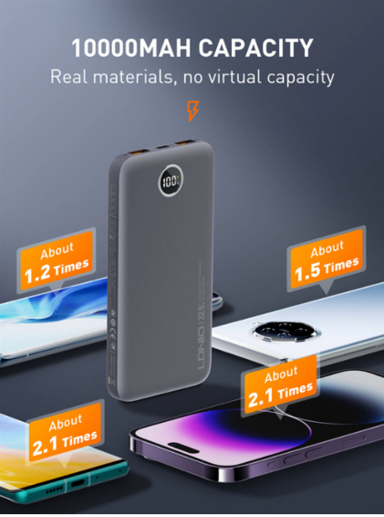 LDNIO PQ10 10000mAh Ultra Slim Power Bank