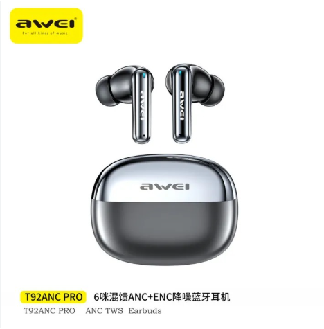 AWEI T92 ANC Pro Sound Audio Earphone 1,950৳