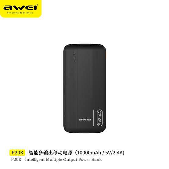 Awei P20K 10000mAh Power Bank