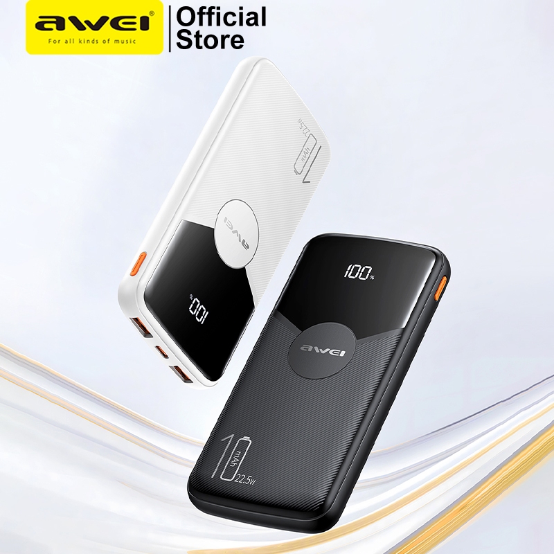 Awei P63K Power Bank 10000mAh 22.5W Fast Charging Power bank