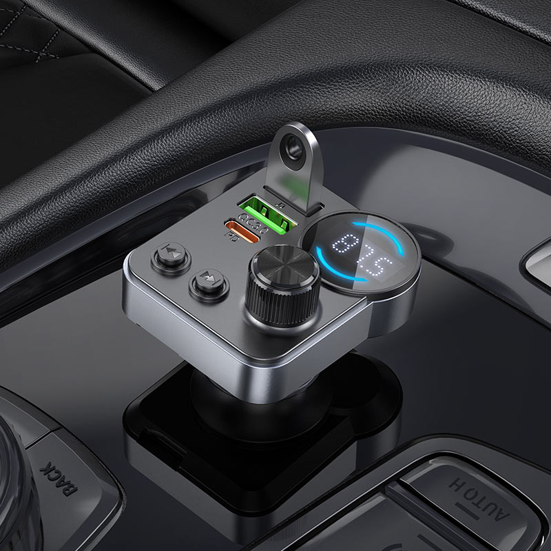 Car charger “E86 Alegria” PD30W QC3.0 with wireless FM transmitter