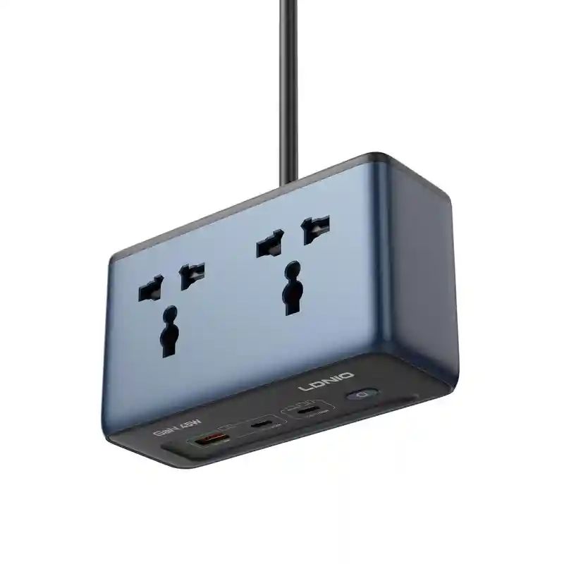 LDNIO SC1 45W GaN PD Universal Socket Power Strip for laptops and phones
