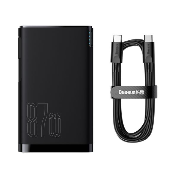 Baseus 87W Power Station 4 Hybrid GaN 10000mAh Power Bank Adaptor