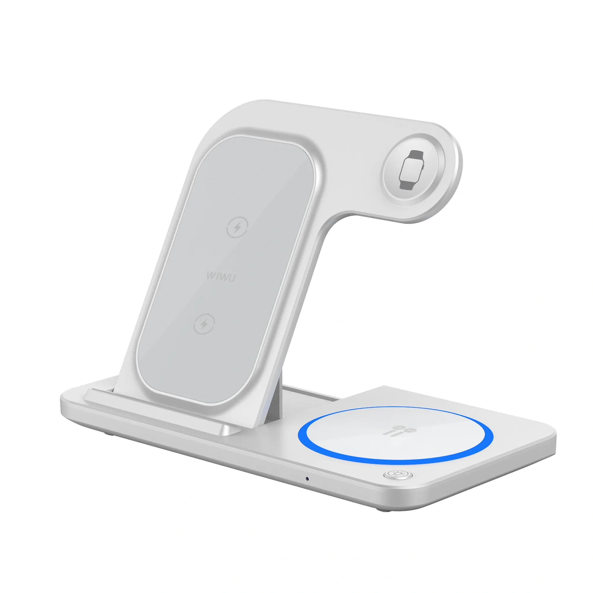 WIWU WI-W020 FOLDABLE 15W 3 IN 1 WIRELESS CHARGER