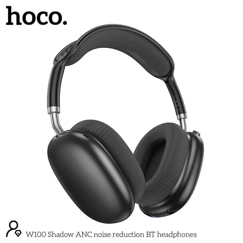 Hoco W100 Shadow ANC Noise Reduction Bluetooth Headphone
